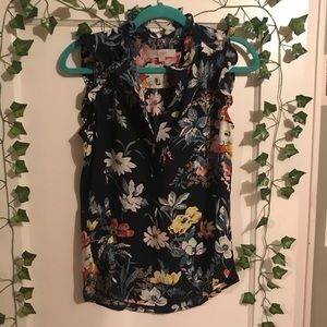 flower print blouse